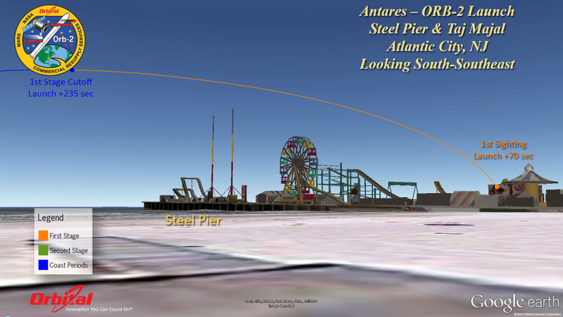 Illustration for article titled The Antares Rocket Launch Will Be Visible July 12 – Here's How To Watch
